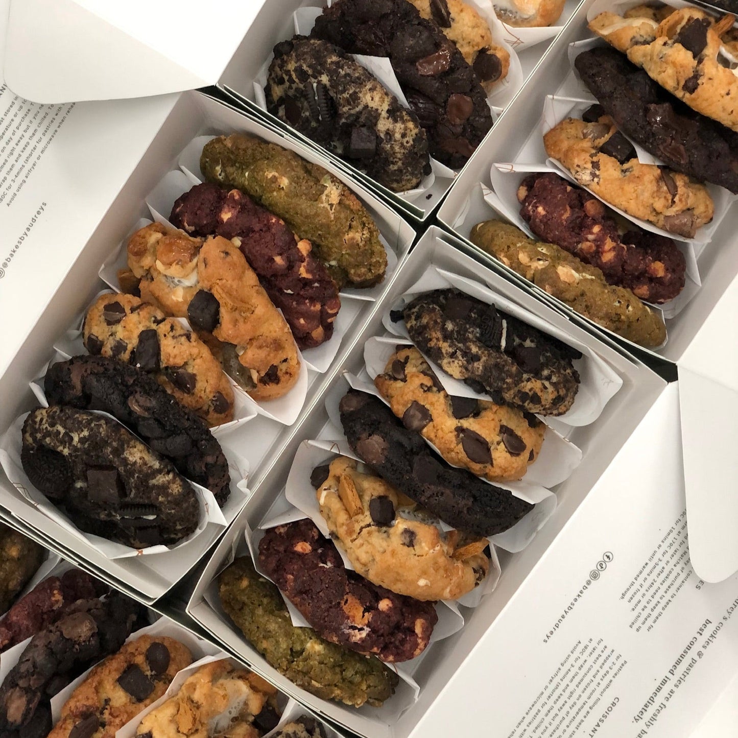 Assorted Flavor Cookie Boxes (6pcs/box)